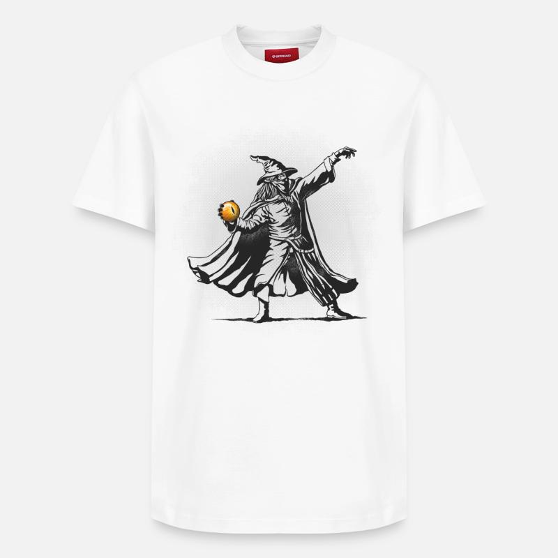 Der Kugelwerfer - Relaxed Unisex Supima Cotton T-Shirt – von SPREAD - Weiß