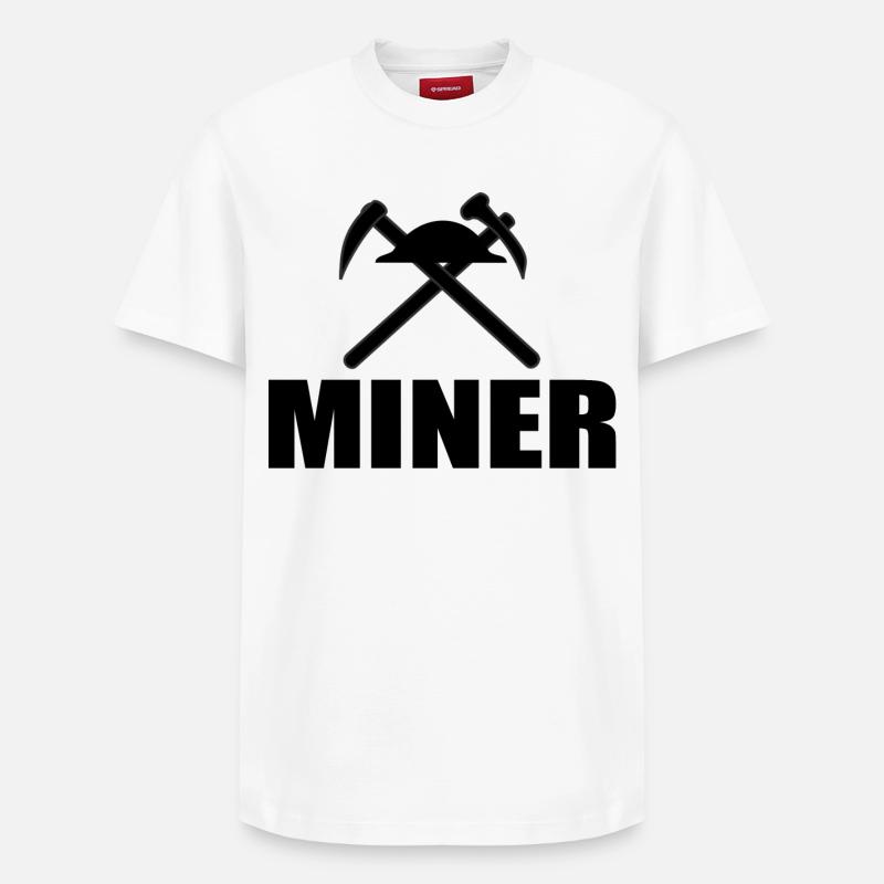 Mineur - T-shirt unisexe décontracté en coton Supima – de SPREAD - blanc