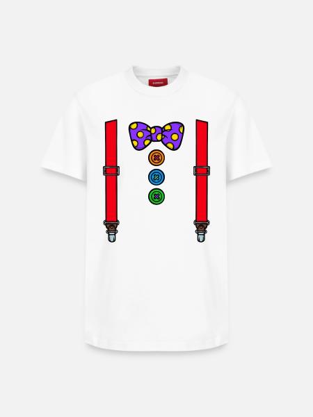 Costume Clown Carnival Carnival - Relaxed Unisex Supima Cotton T-Shirt – by SPREAD - white