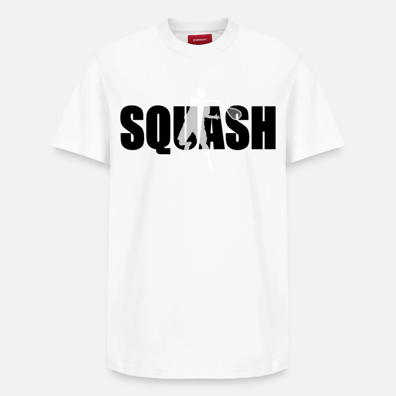 Squash - T-shirt unisexe décontracté en coton Supima – de SPREAD - blanc