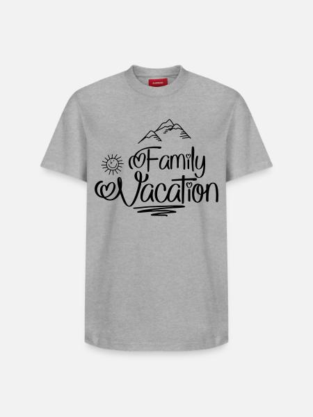 Holidays with the family - Relaxed Unisex Supima Cotton T-Shirt – by SPREAD - white