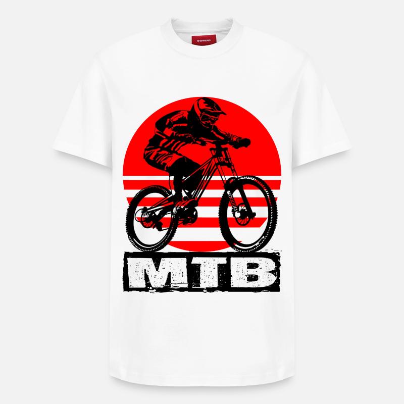 MTB - T-shirt unisexe décontracté en coton Supima – de SPREAD - blanc