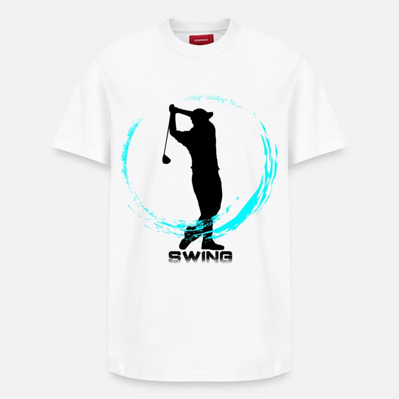 Le golf - T-shirt unisexe décontracté en coton Supima – de SPREAD - blanc