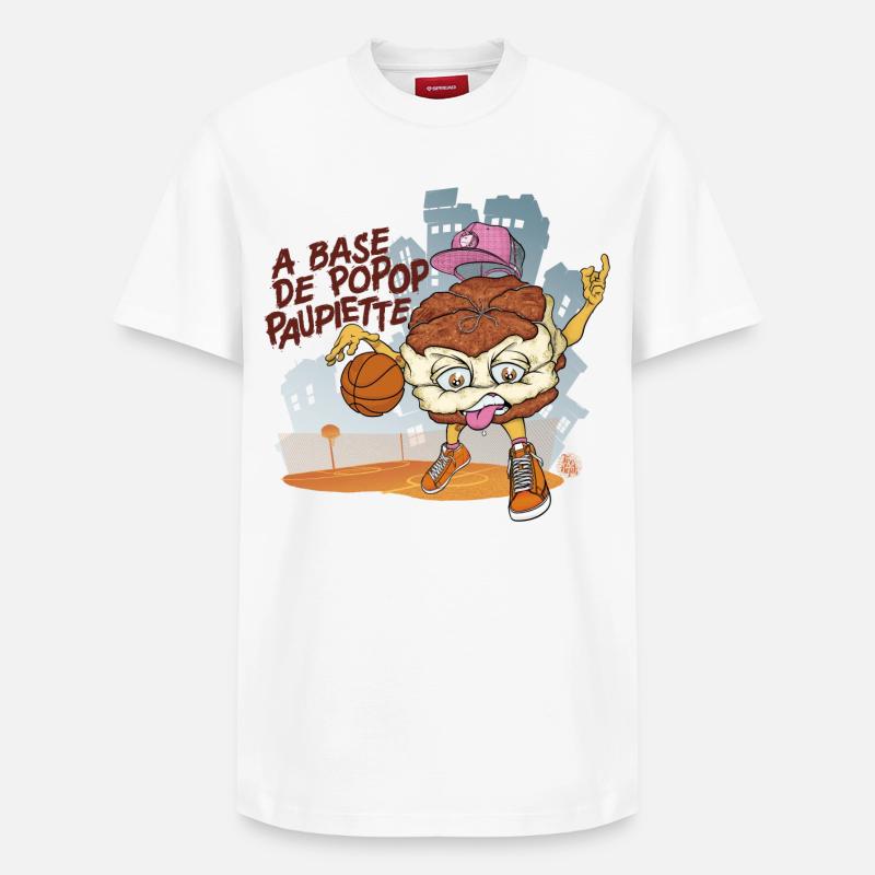 Paupiette - T-shirt unisexe décontracté en coton Supima – de SPREAD - blanc