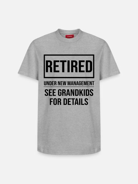Opa Ruhestand Statement Enkelkind Großvater - Relaxed Unisex Supima Cotton T-Shirt – von SPREAD - Weiß