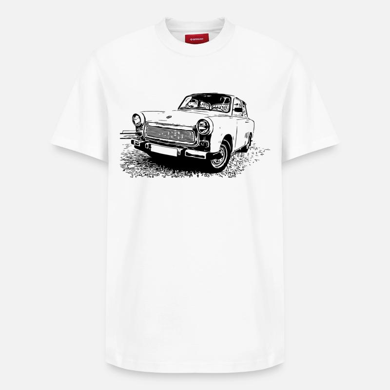  P 601 S - Relaxed Unisex Supima Cotton T-Shirt – von SPREAD - Weiß