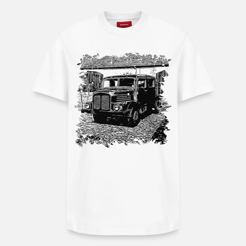 IFA S4000-1 - T-shirt unisexe décontracté en coton Supima – de SPREAD - blanc