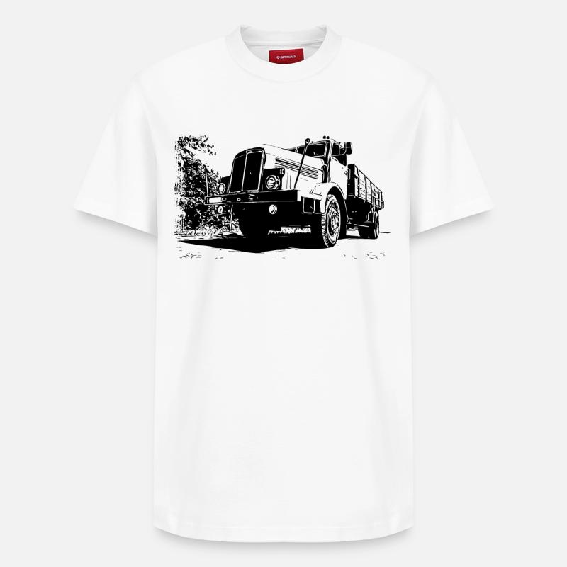 IFA H6 - T-shirt unisexe décontracté en coton Supima – de SPREAD - blanc