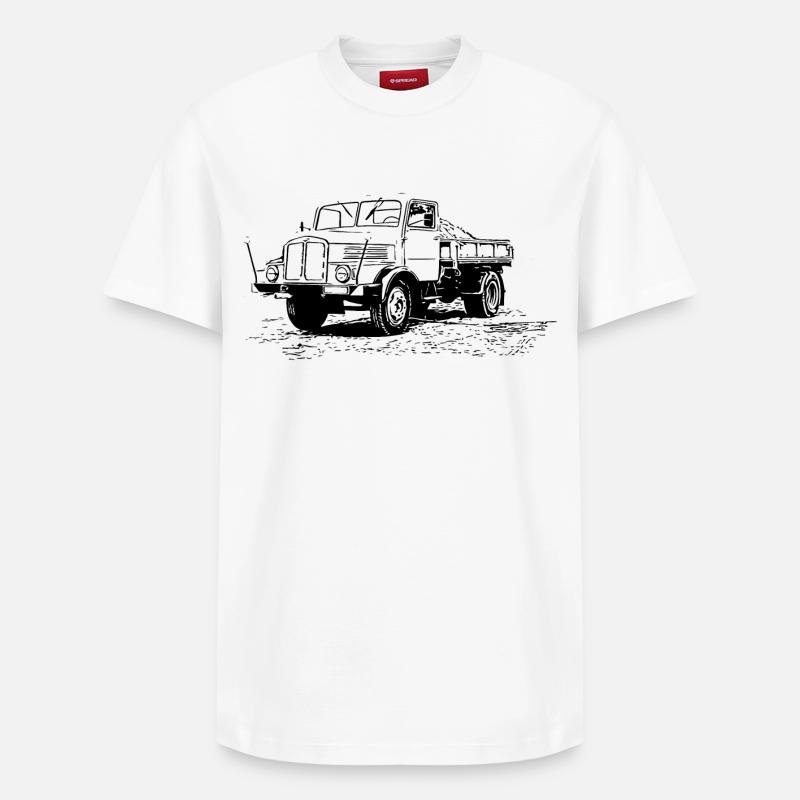 IFA H3 Kipper - Relaxed Unisex Supima Cotton T-Shirt – von SPREAD - Weiß