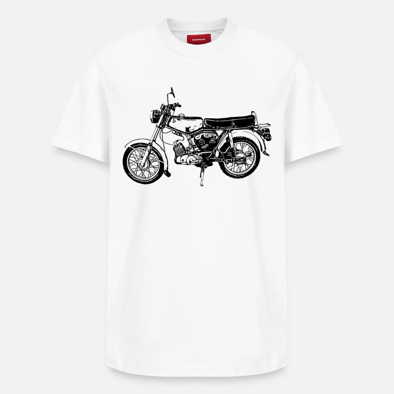 S50 - T-shirt unisexe décontracté en coton Supima – de SPREAD - blanc
