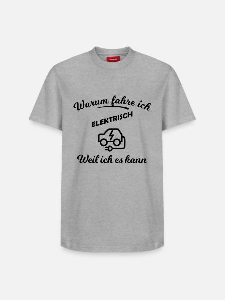 Elektrische Autos - Relaxed Unisex Supima Cotton T-Shirt – von SPREAD - Weiß