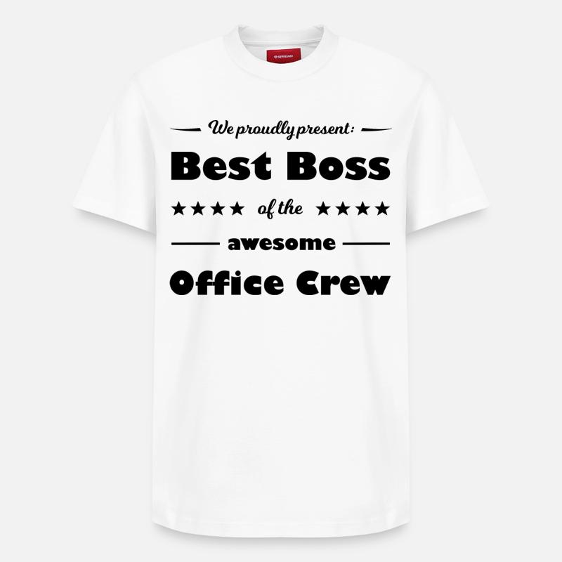 Le meilleur bureau - T-shirt unisexe décontracté en coton Supima – de SPREAD - blanc