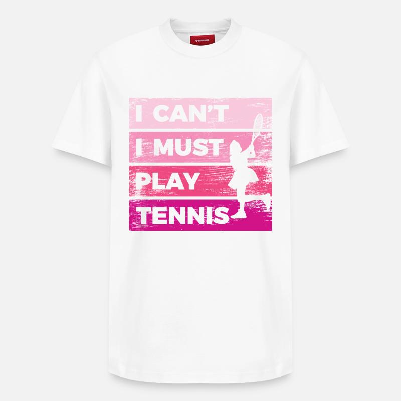 Tennis filles - T-shirt unisexe décontracté en coton Supima – de SPREAD - blanc