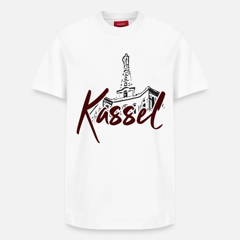 Herkules Kassel - Relaxed Unisex Supima Cotton T-Shirt – von SPREAD - Weiß