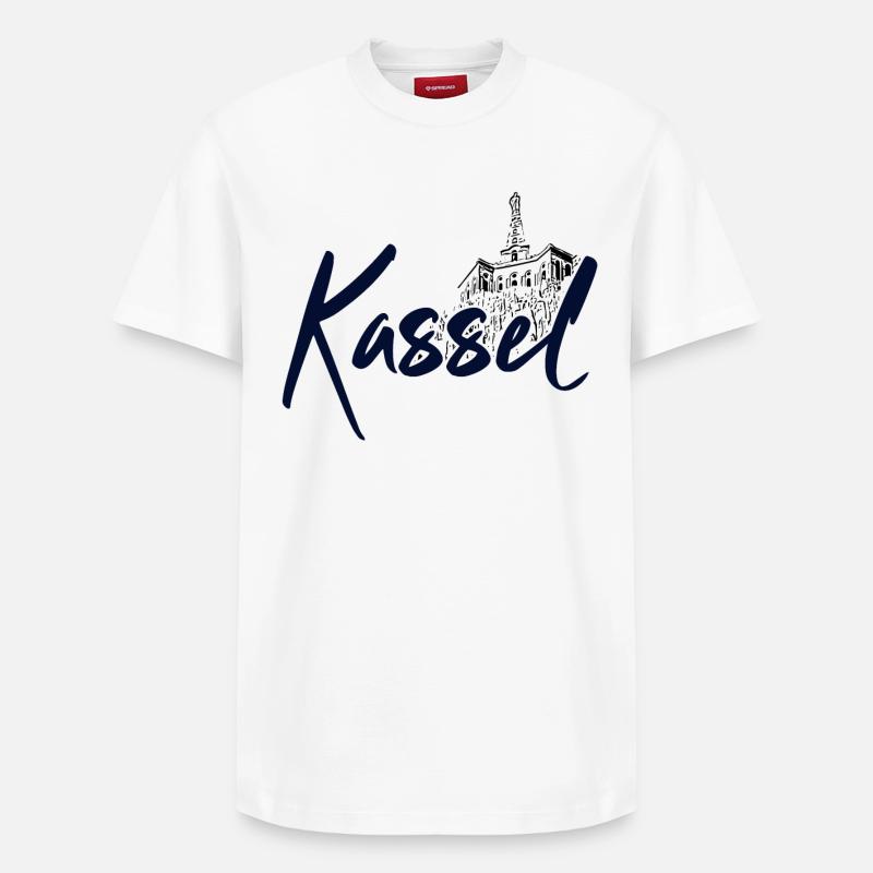 Kassel - T-shirt unisexe décontracté en coton Supima – de SPREAD - blanc