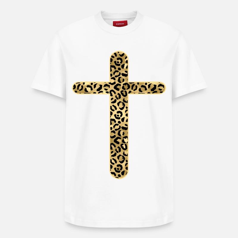Chrétiens - Foi chrétienne - Croix - T-shirt unisexe décontracté en coton Supima – de SPREAD - blanc