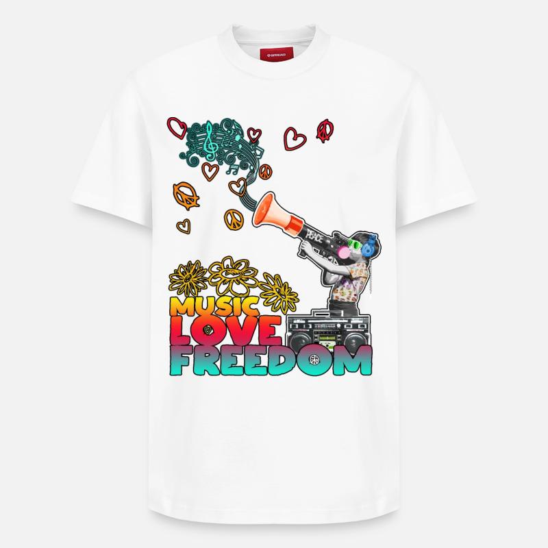 Cool - Relaxed Unisex Supima Cotton T-Shirt – von SPREAD - Weiß