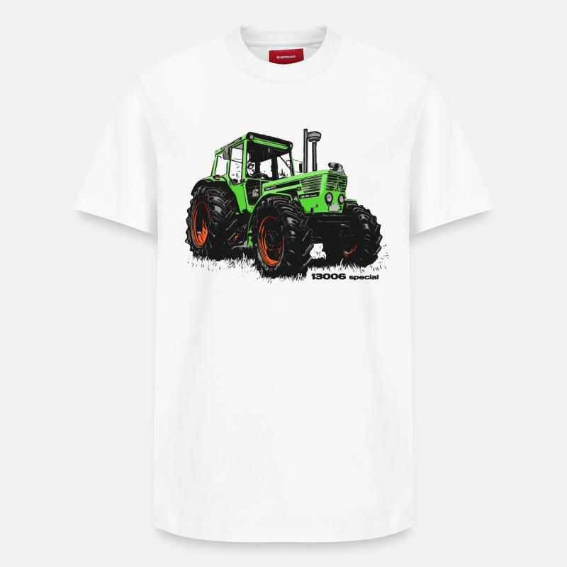 Deutz 13006 Spécial | Deutz - T-shirt unisexe décontracté en coton Supima – de SPREAD - blanc
