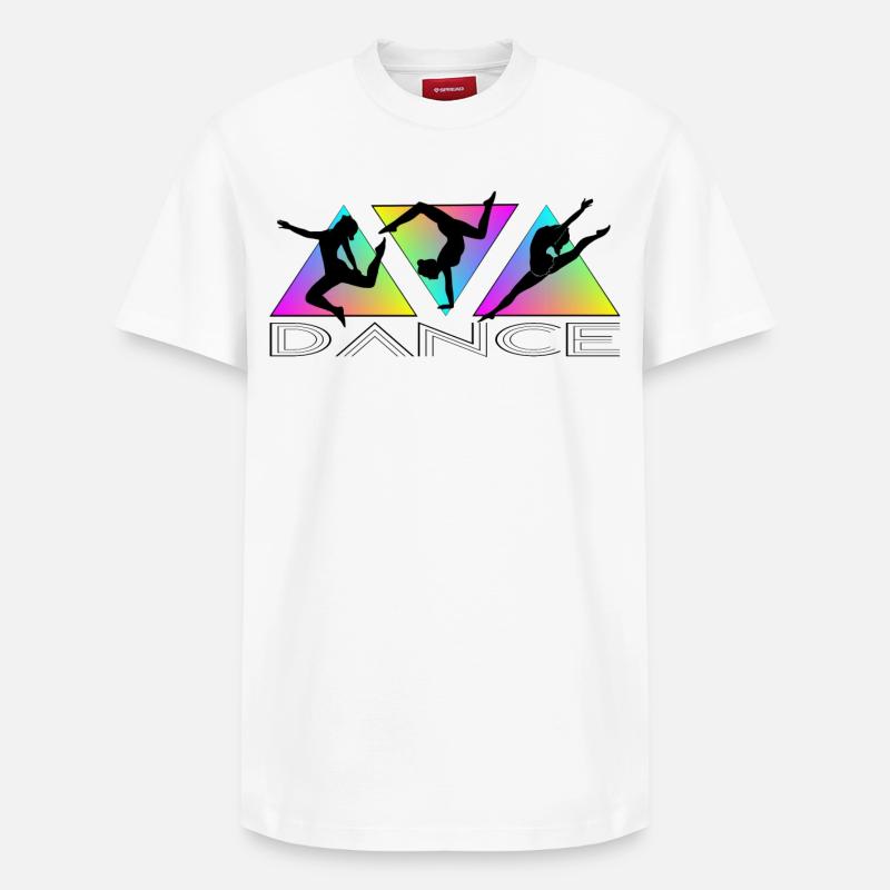 Dance - Relaxed Unisex Supima Cotton T-Shirt – von SPREAD - Weiß