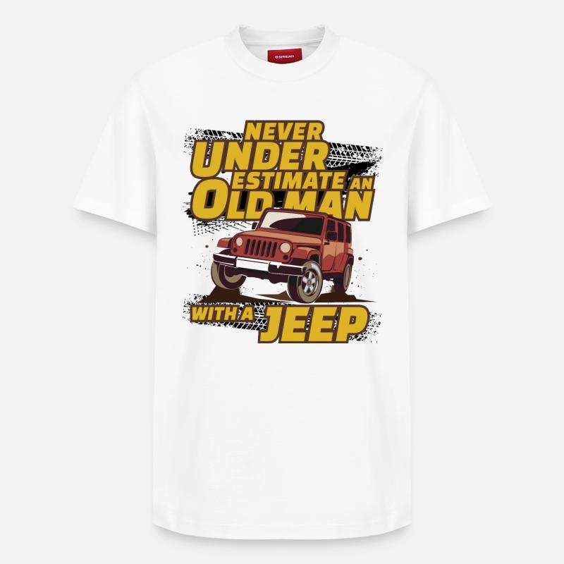 Lustiger legendärer Mann - Relaxed Unisex Supima Cotton T-Shirt – von SPREAD - Weiß
