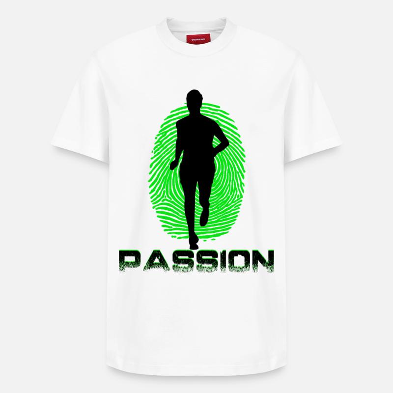 Runner - Relaxed Unisex Supima Cotton T-Shirt – von SPREAD - Weiß