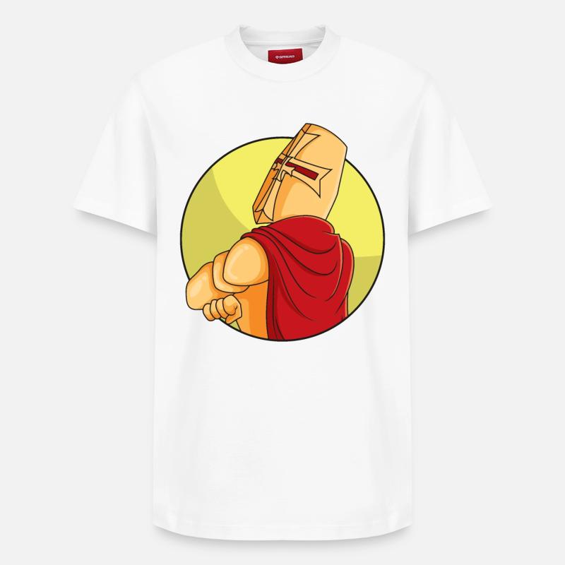 Croisé têtu - T-shirt unisexe décontracté en coton Supima – de SPREAD - blanc