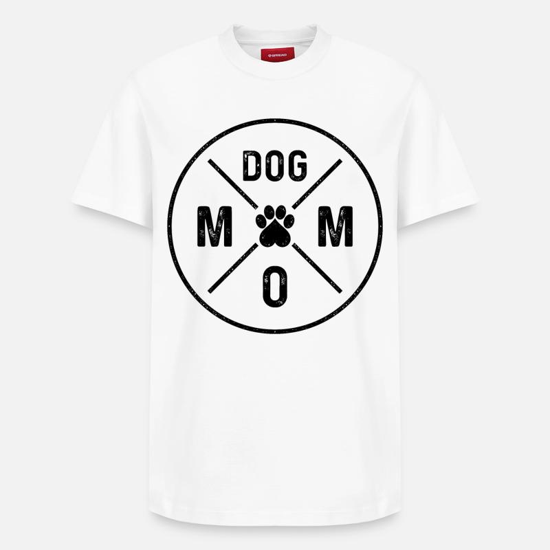 Maman chien - T-shirt unisexe décontracté en coton Supima – de SPREAD - blanc
