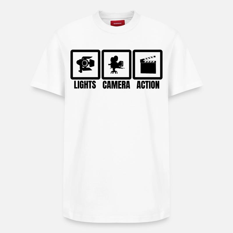 Director - Relaxed Unisex Supima Cotton T-Shirt – by SPREAD - white