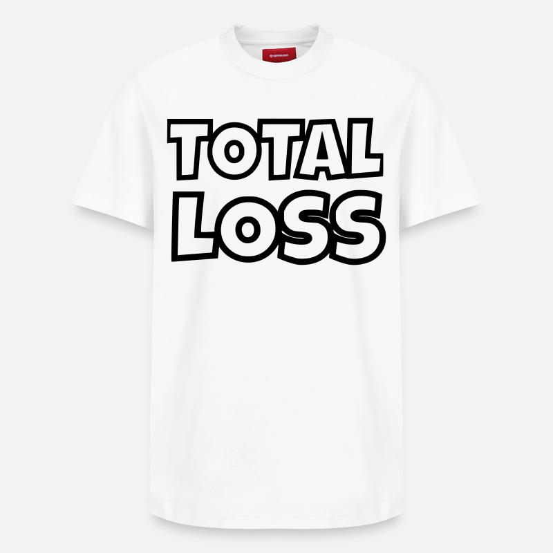 Perte totale # - T-shirt unisexe décontracté en coton Supima – de SPREAD - blanc