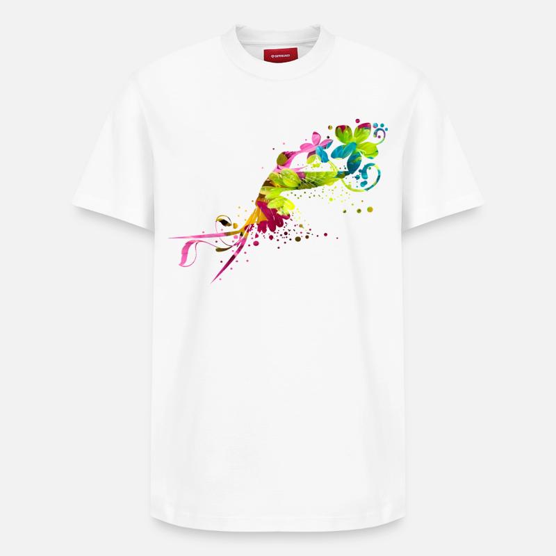 Colobri - Relaxed Unisex Supima Cotton T-Shirt – von SPREAD - Weiß