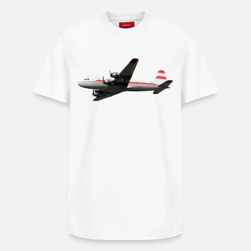 DC-4 - Relaxed Unisex Supima Cotton T-Shirt – von SPREAD - Weiß