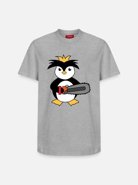 Zoo Penguin Seabird Animal Bird Arctic - Relaxed Unisex Supima Cotton T-Shirt – by SPREAD - white