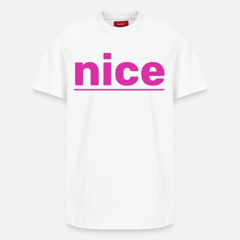 gentil - T-shirt unisexe décontracté en coton Supima – de SPREAD - blanc