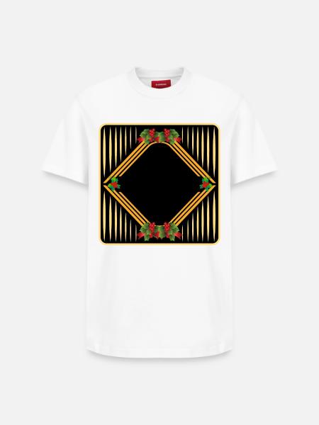 Weihnachten SELBST GESTALTEN - Relaxed Unisex Supima Cotton T-Shirt – von SPREAD - Weiß