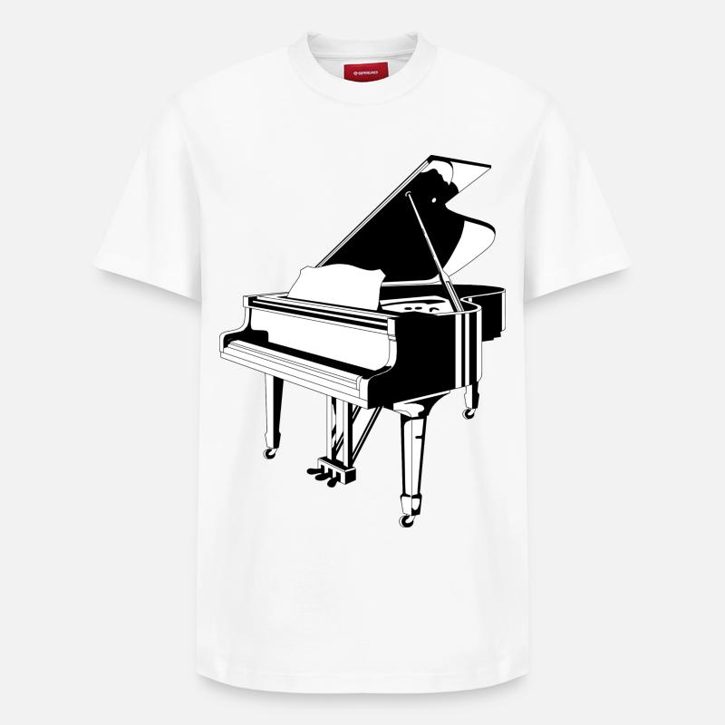 Aile 1 - T-shirt unisexe décontracté en coton Supima – de SPREAD - blanc