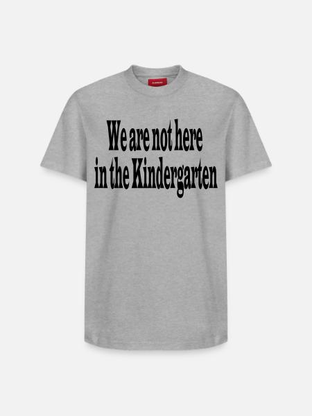 Kindergarten - Relaxed Unisex Supima Cotton T-Shirt – von SPREAD - Weiß