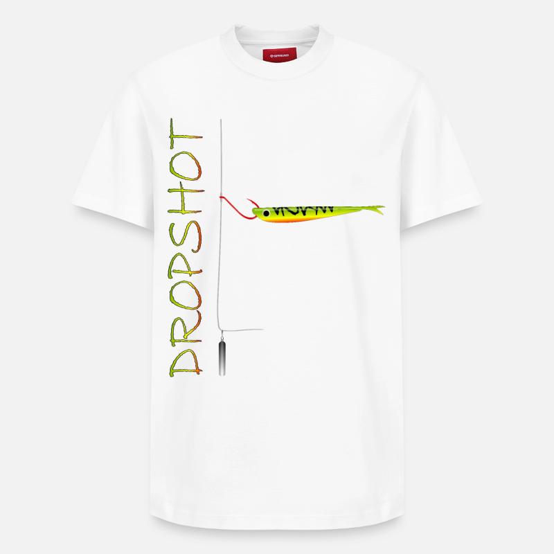 DropShot 1 - T-shirt unisexe décontracté en coton Supima – de SPREAD - blanc