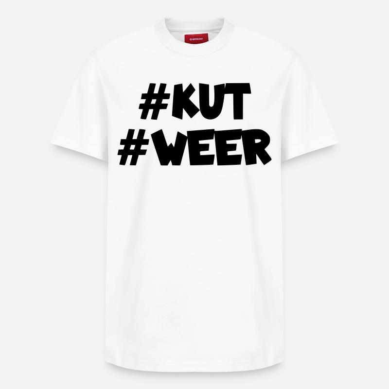 Chatte à nouveau # - T-shirt unisexe décontracté en coton Supima – de SPREAD - blanc