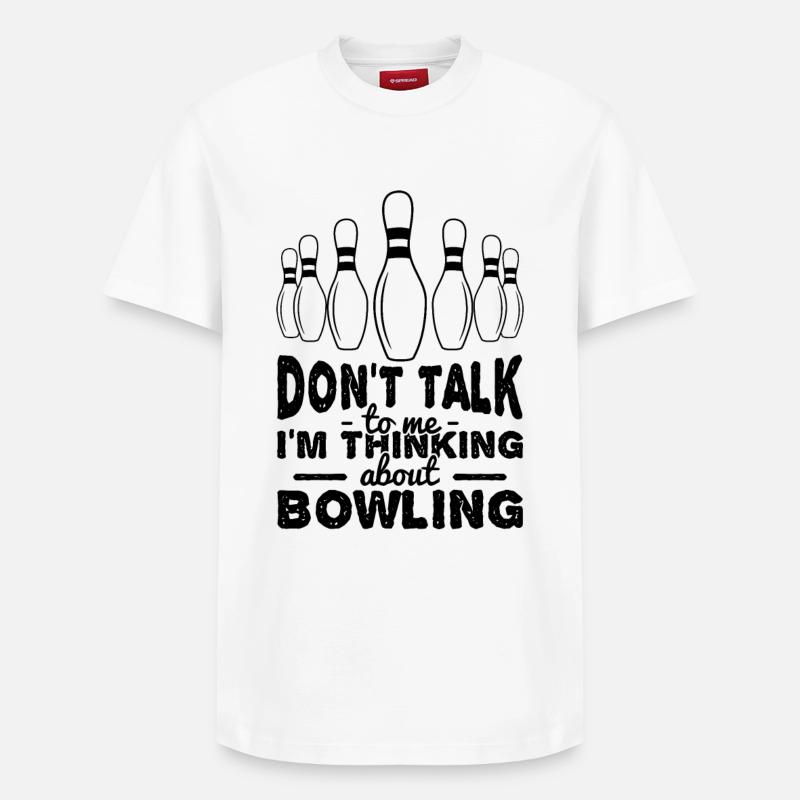 Bowler Witz - Relaxed Unisex Supima Cotton T-Shirt – von SPREAD - Weiß