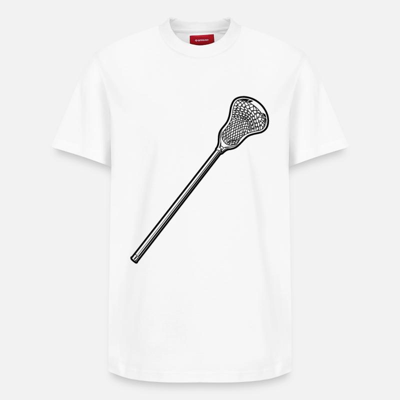 Bâtons de crosse - T-shirt unisexe décontracté en coton Supima – de SPREAD - blanc