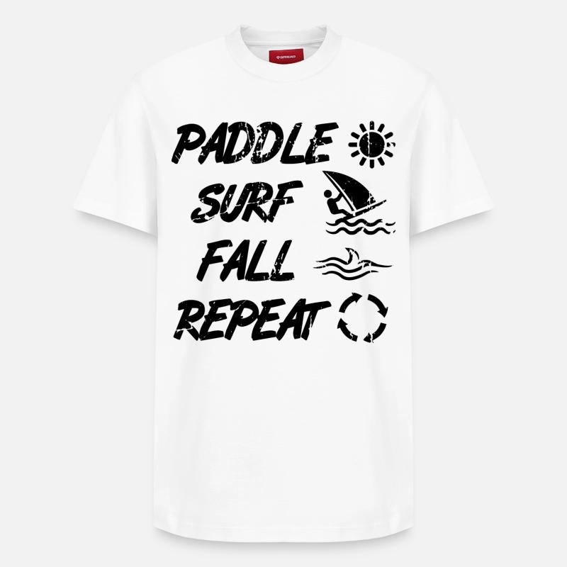 Windsurfing techniques - Relaxed Unisex Supima Cotton T-Shirt – by SPREAD - white