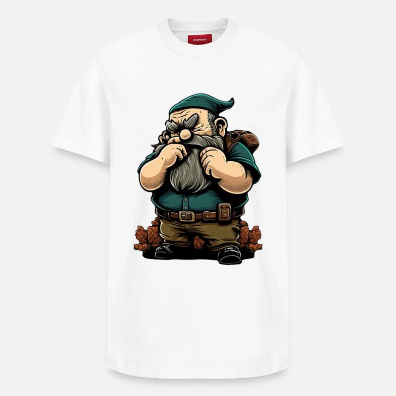Capricious dwarf - Relaxed Unisex Supima Cotton T-Shirt – by SPREAD - white