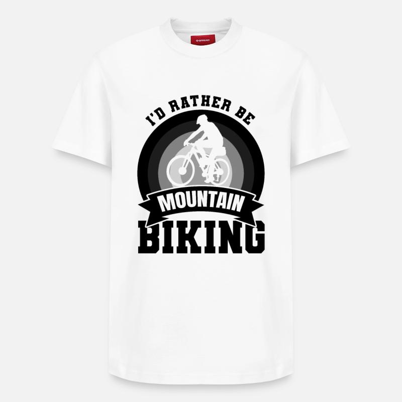 Blague de vététiste - T-shirt unisexe décontracté en coton Supima – de SPREAD - blanc