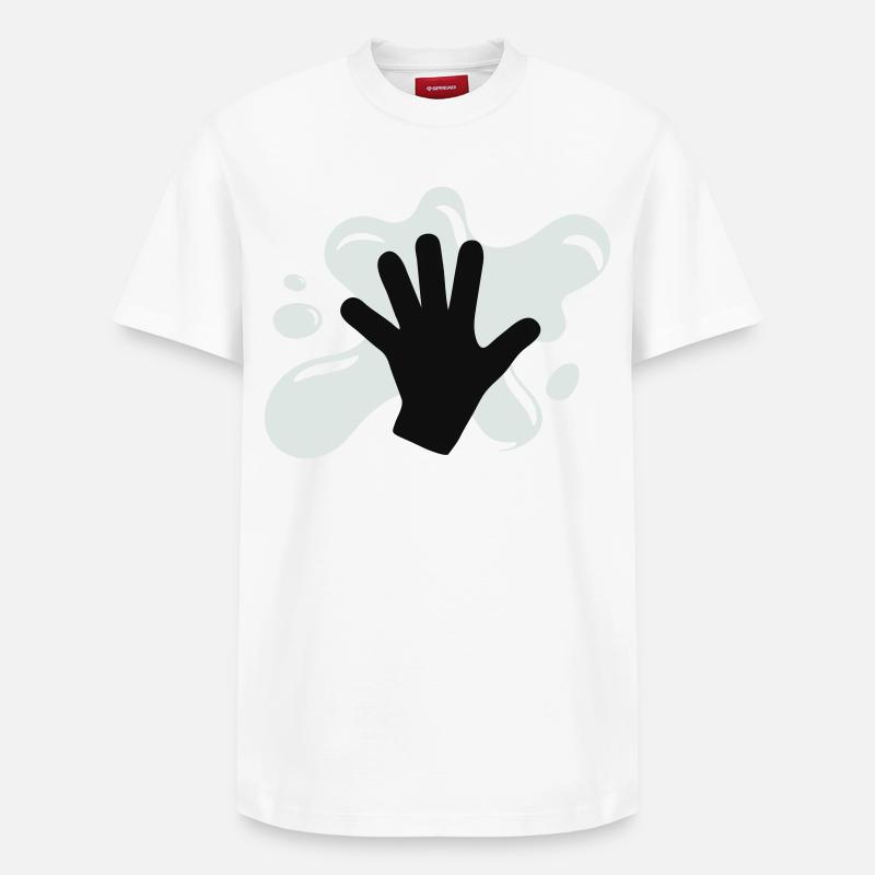 Klima Kleber Aktion - Relaxed Unisex Supima Cotton T-Shirt – von SPREAD - Weiß
