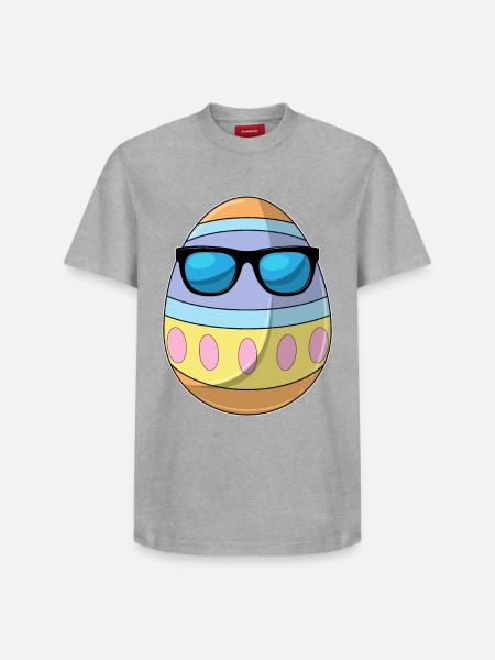 Easter Egg Easter Sunglasses - Relaxed Unisex Supima Cotton T-Shirt – by SPREAD - white