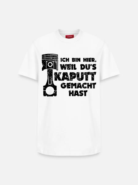 Workaholic Statement Job Arbeiter Mechaniker - Relaxed Unisex Supima Cotton T-Shirt – von SPREAD - Weiß