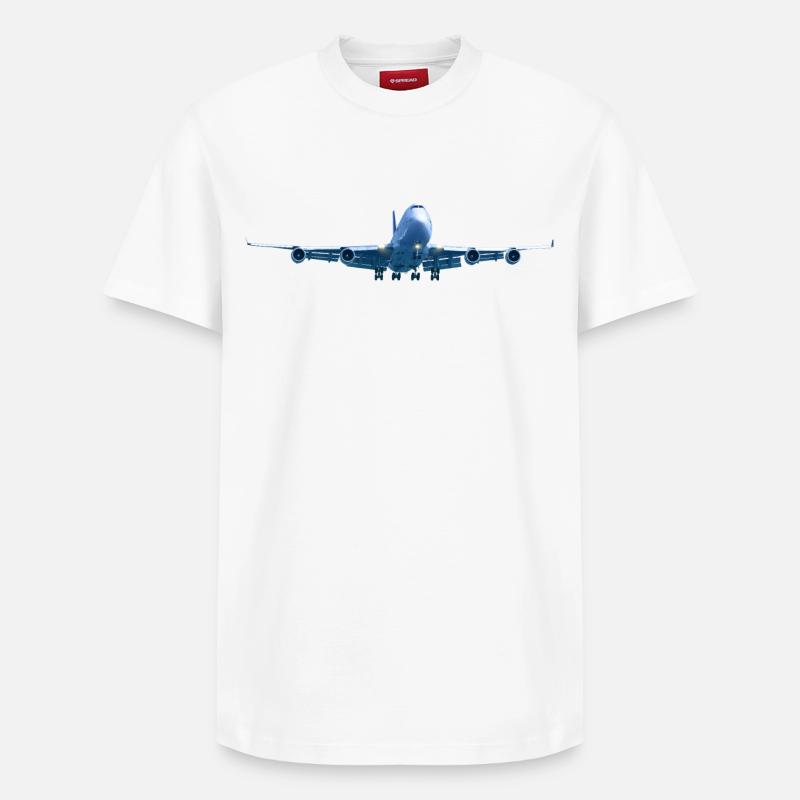 Réf. B747 - T-shirt unisexe décontracté en coton Supima – de SPREAD - blanc