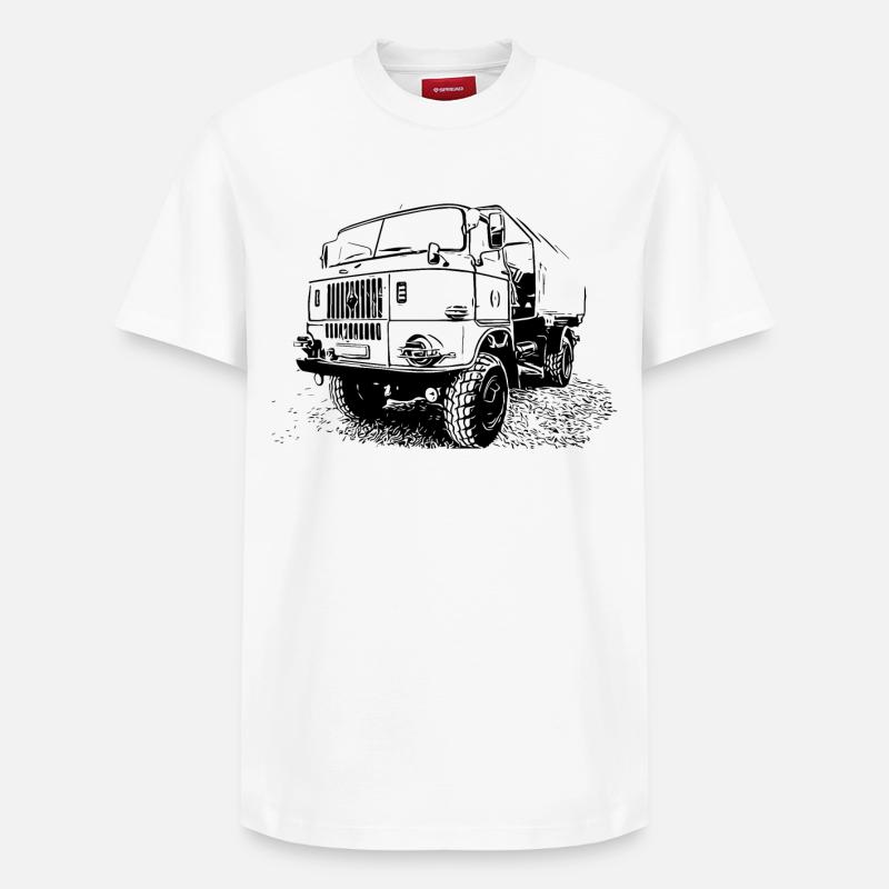 W50 Classique - T-shirt unisexe décontracté en coton Supima – de SPREAD - blanc