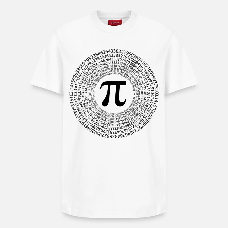 Pi Day - Bonne journée Pi - T-shirt unisexe décontracté en coton Supima – de SPREAD - blanc