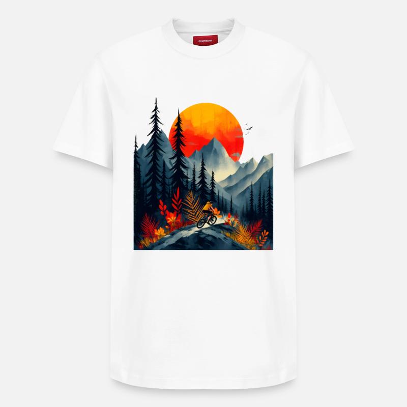 Vtt - T-shirt unisexe décontracté en coton Supima – de SPREAD - blanc